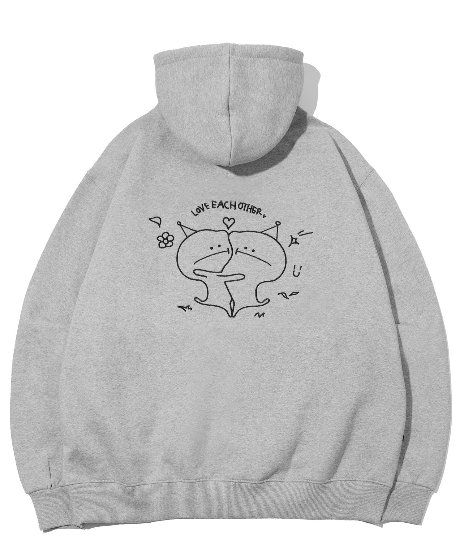 【CPGN STUDIO】UmBRELLA Hoooly Embroidery Hood MUSINSA | CPGN STUDIO Love Hoooly embroidered hoodie gray