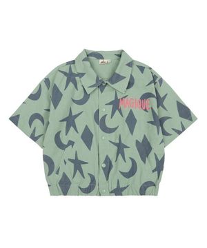 매직 숏 슬리브 재킷_민트