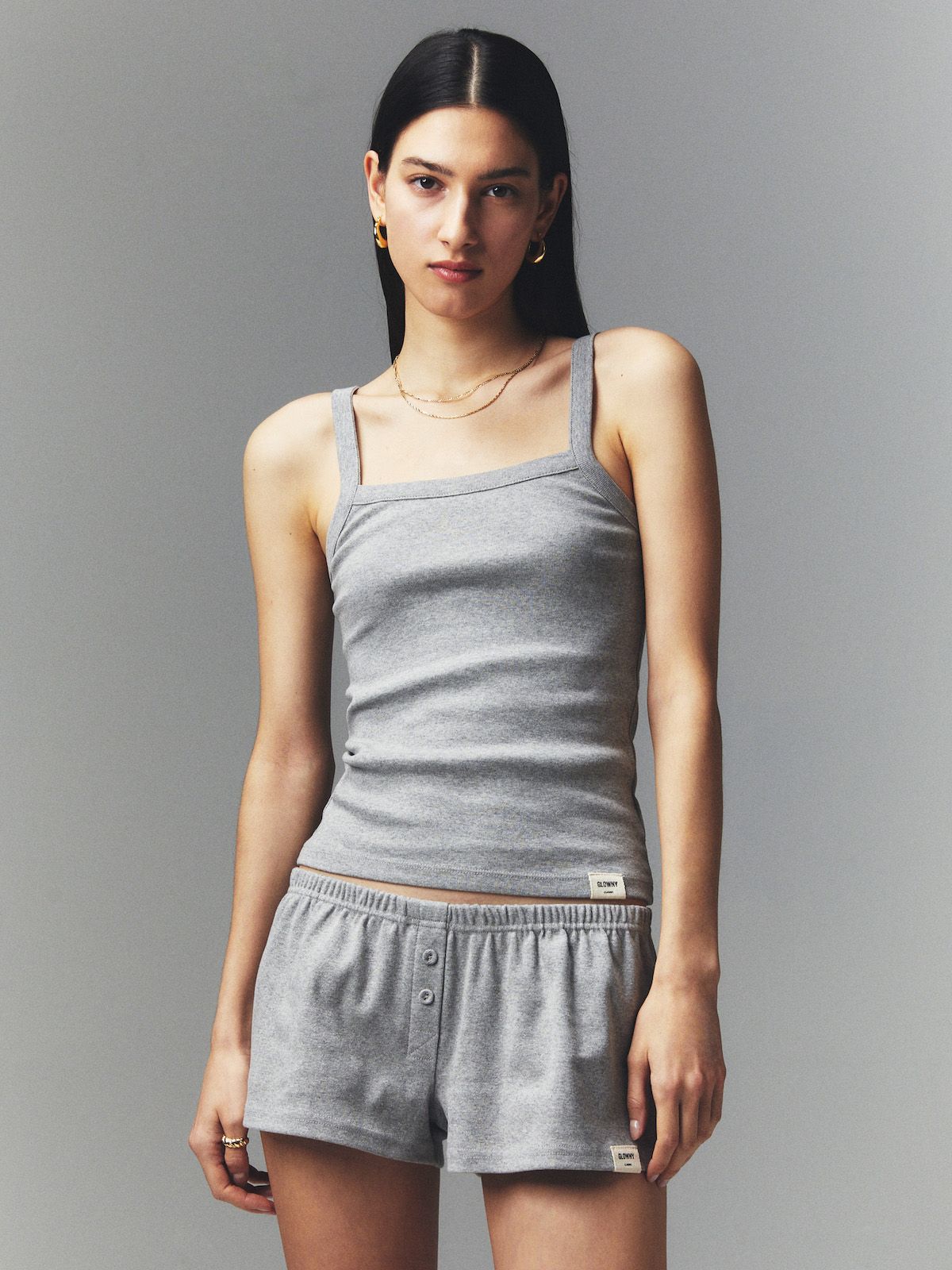 글로니(GLOWNY) G CLASSIC TANK (GRAY)