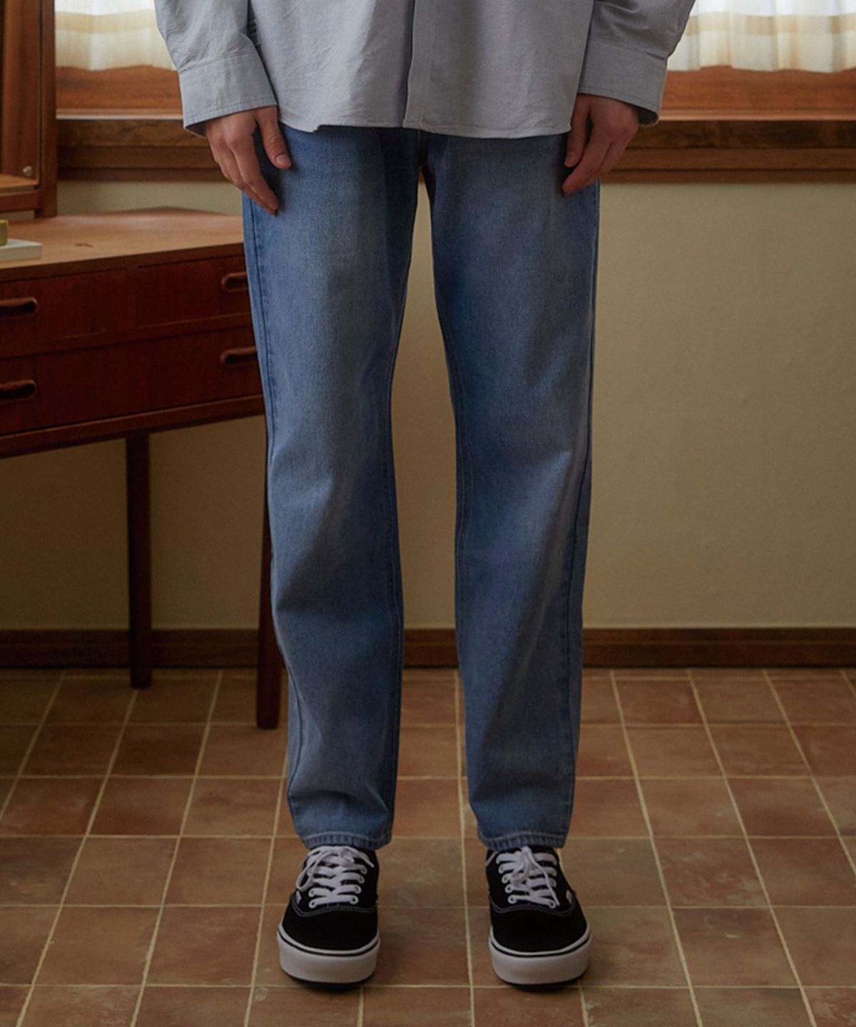 아웃도어 프로덕츠(OUTDOOR PRODUCTS) 데님 스트레이트 팬츠 DENIM STRAIGHT PANTS