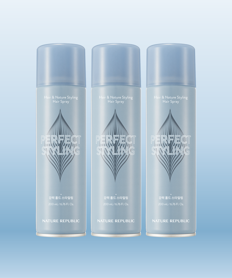 [3PACK] 헤어 앤 네이처 퍼펙트 스타일링 헤어 스프레이 200ml