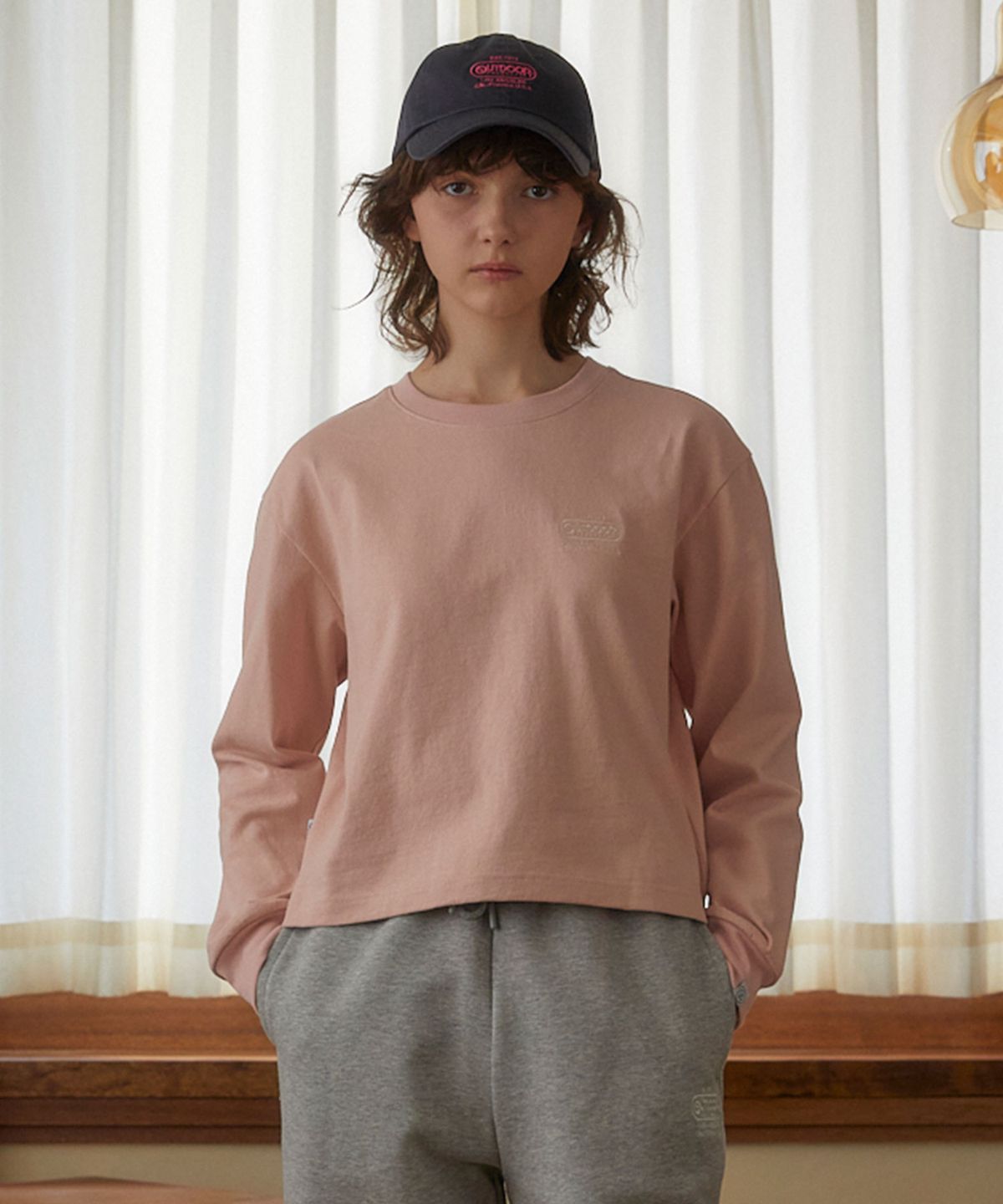 아웃도어 프로덕츠(OUTDOOR PRODUCTS) 여성 헤비 웨이트 롱슬리브 티셔츠 WOMENS HEAVY WEIGHT L/S T-SHIRT