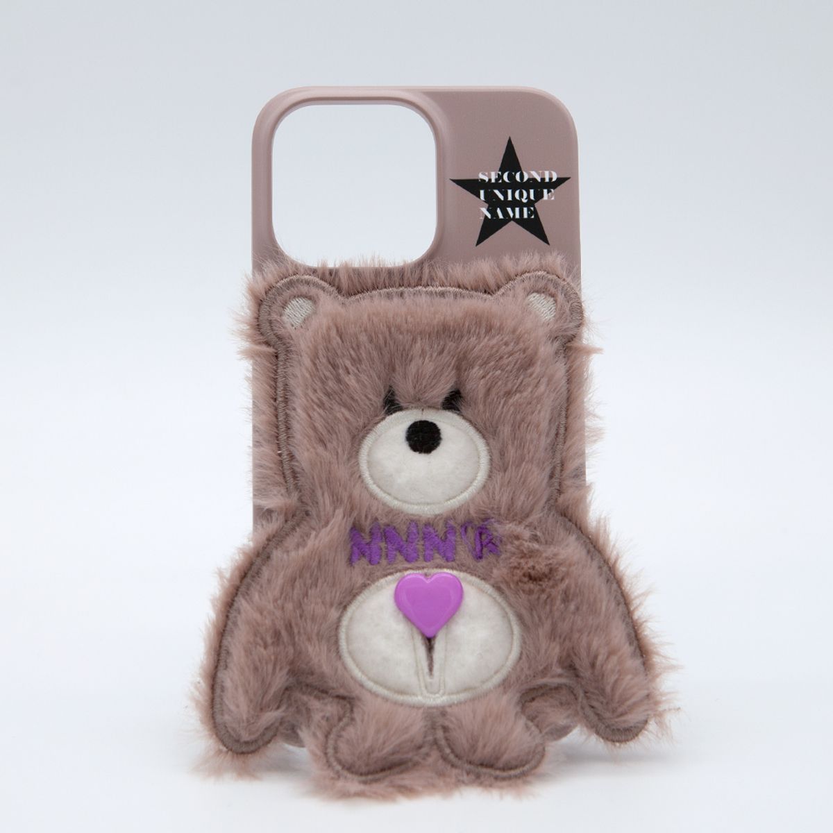 세컨드유니크네임(SECOND UNIQUE NAME) SUN CASE PATCH STAR FUR BEAR THATCH