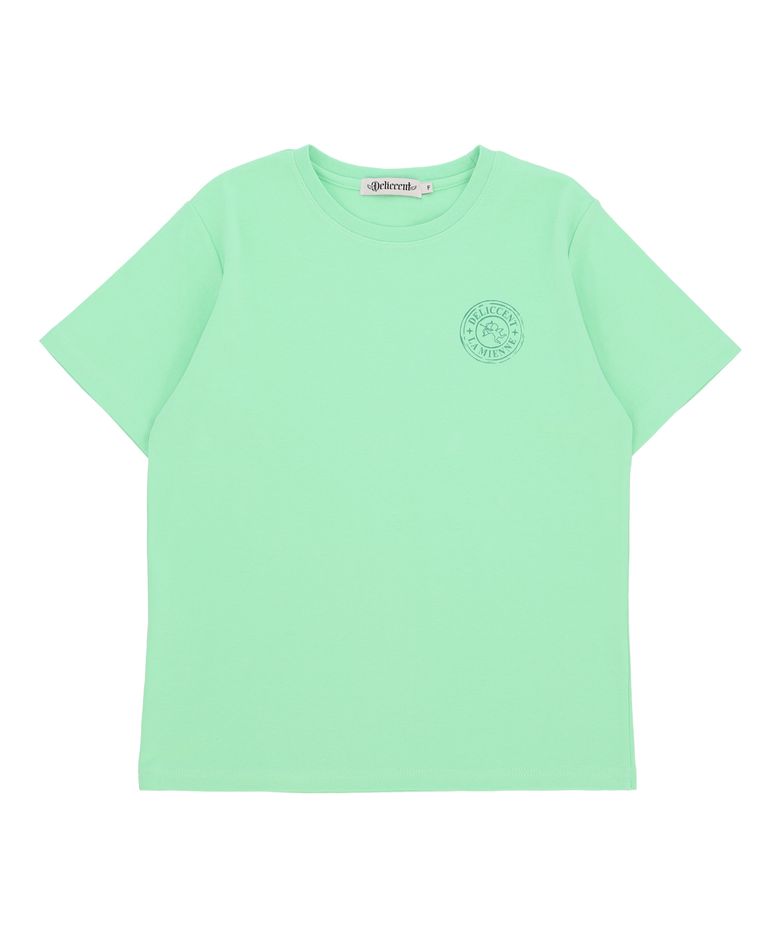 양면 싱글 베이직 반팔티셔츠 [GREEN]