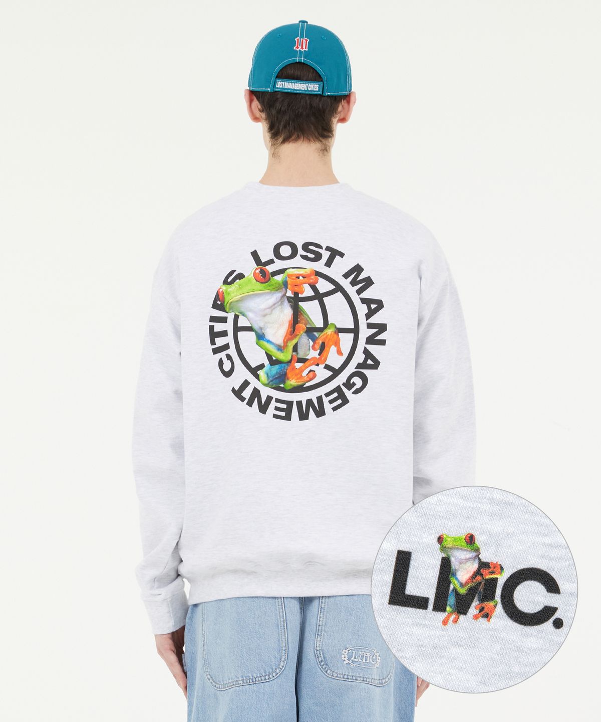 엘엠씨(LMC) FROG SWEATSHIRT light heather gray