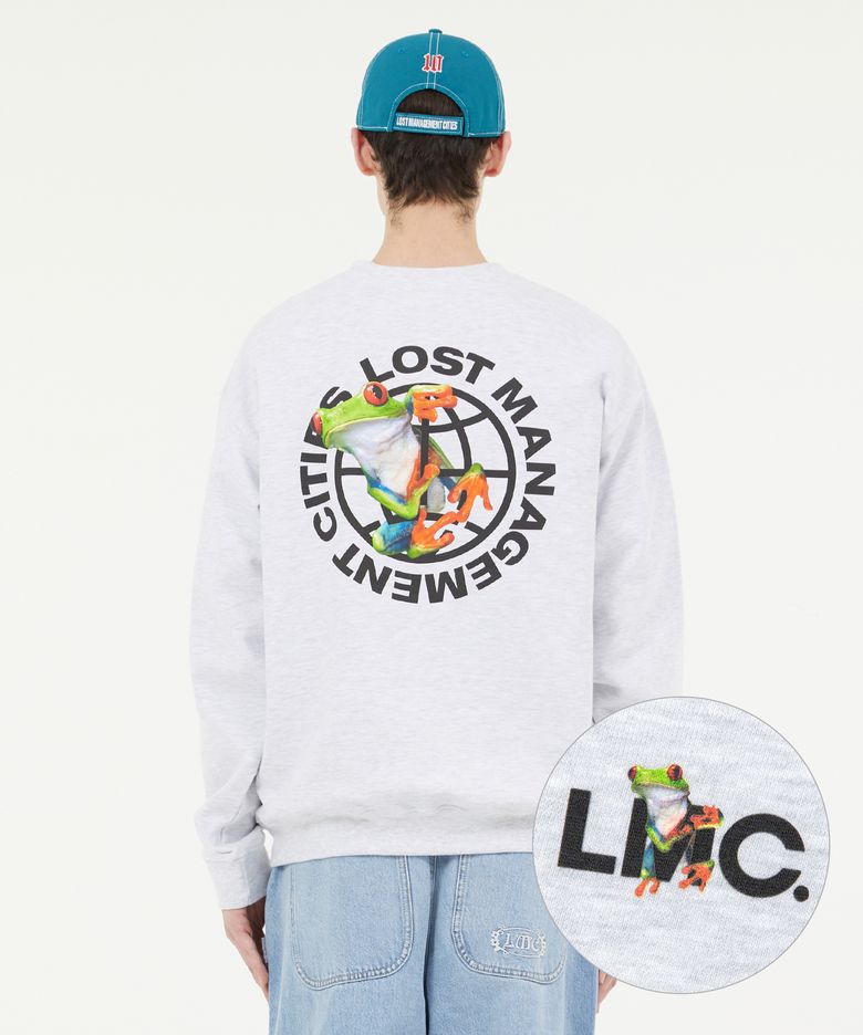 FROG SWEATSHIRT light heather gray