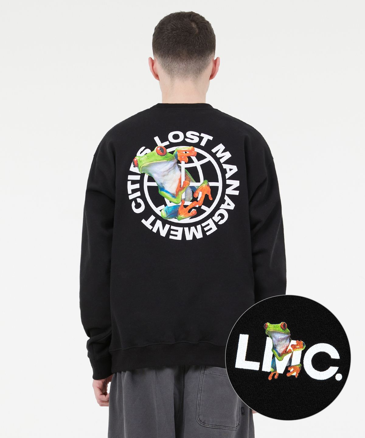 엘엠씨(LMC) FROG SWEATSHIRT black