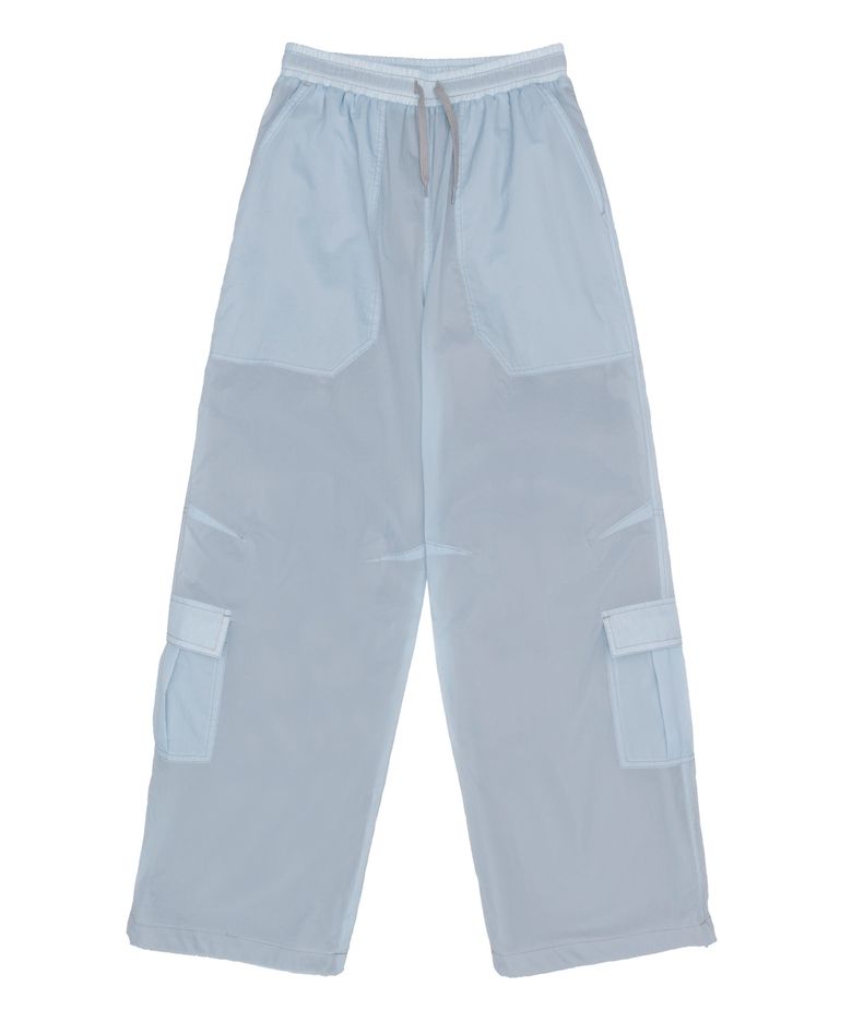 Openwork Stitch Carpenter Pants Baby Blue