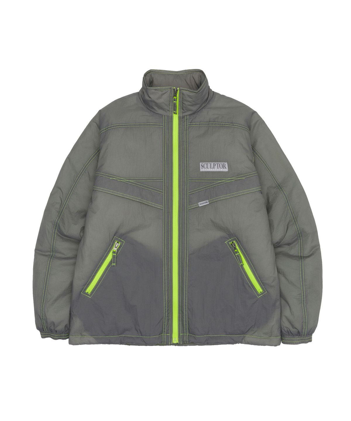 스컬프터(SCULPTOR) Openwork Stitch Jacket Charcoal