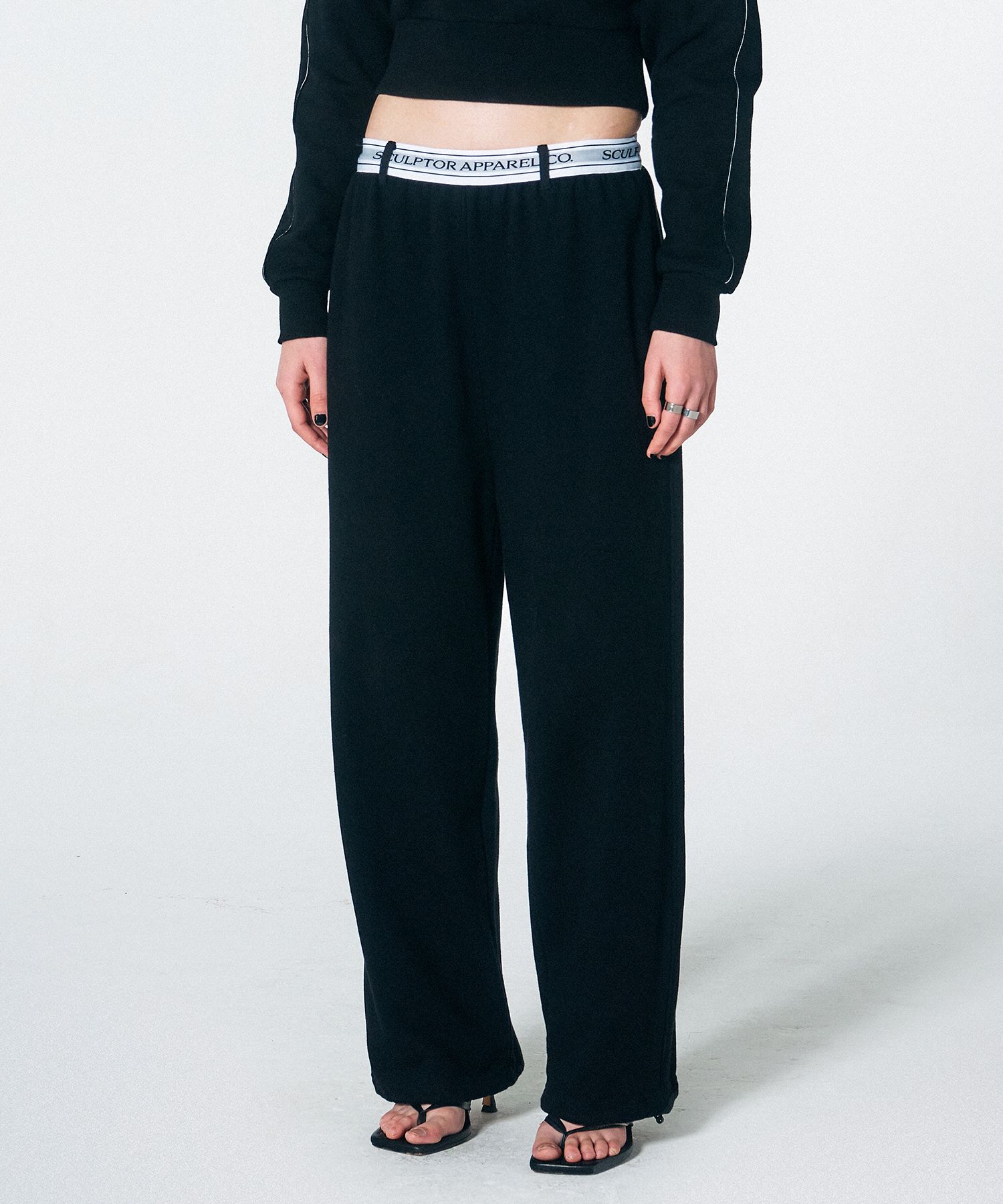 無料配送 ◆ Sculptor ◆ Wrap Sweatpants Wrap Sweatpants Melange Gray – Sculptor