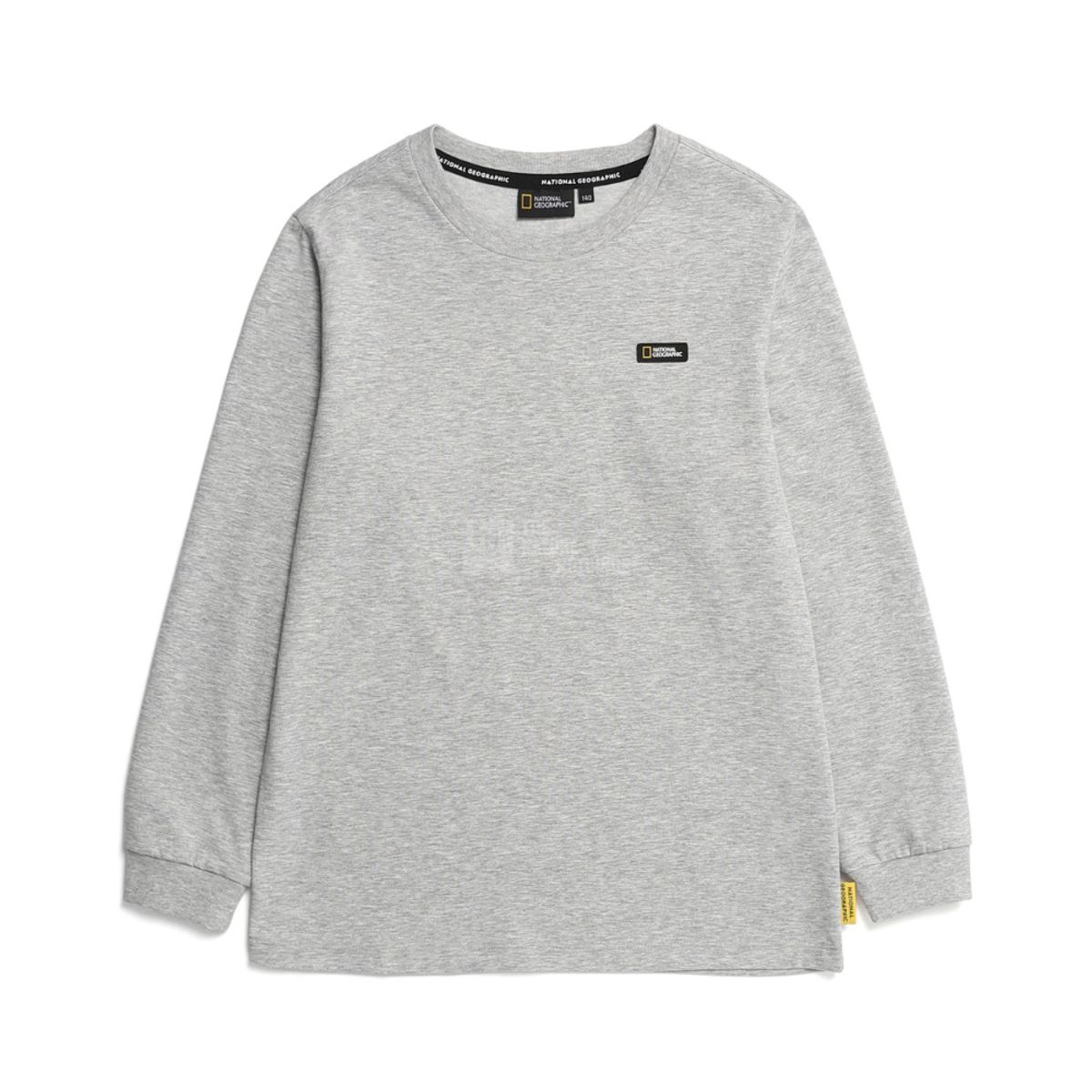 내셔널지오그래픽 키즈(NATIONAL GEOGRAPHIC KIDS) K231UTS910 네오디 스몰로고 L/TEE MELANGE GREY