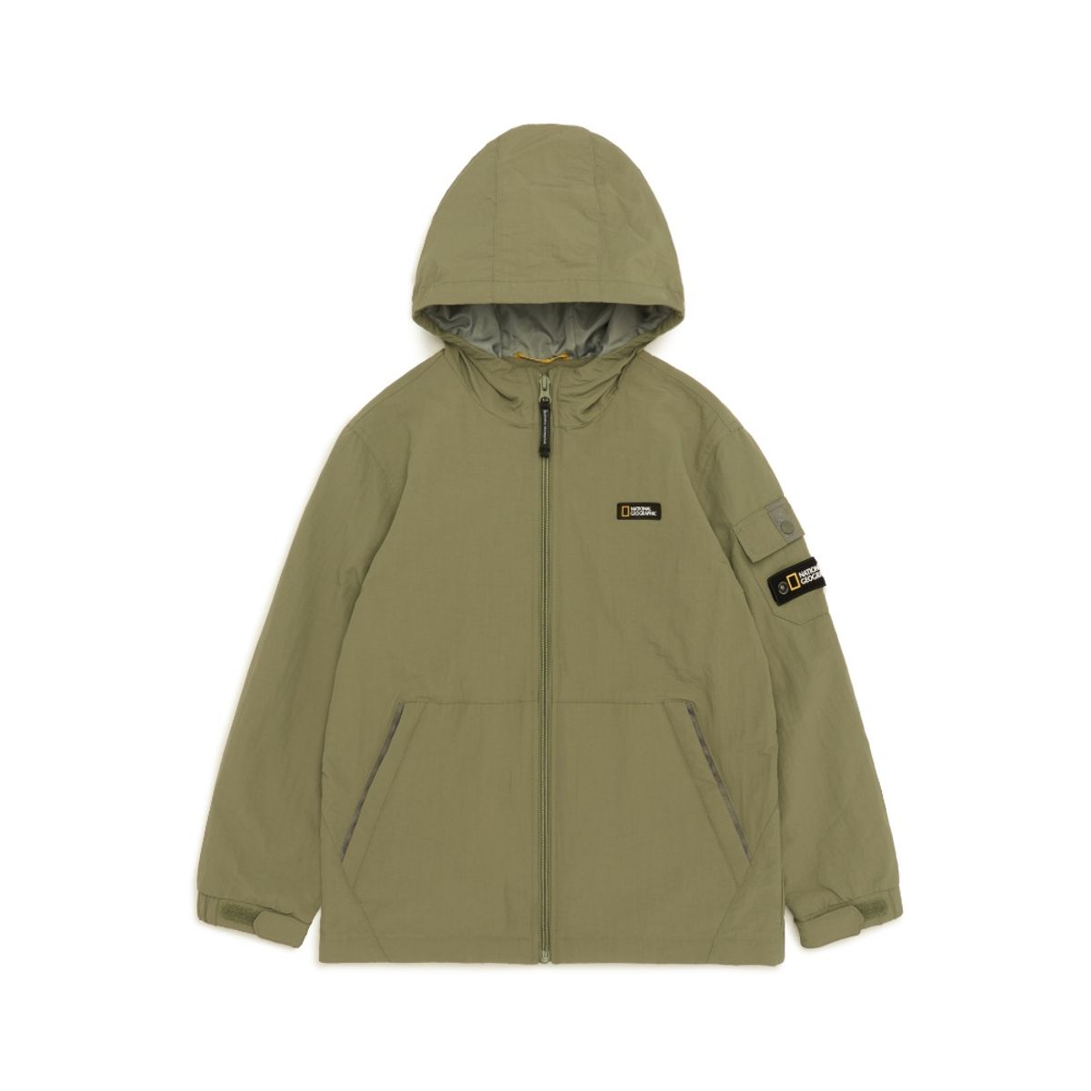 내셔널지오그래픽 키즈(NATIONAL GEOGRAPHIC KIDS) K231UJP930 BASIC 바람막이 JP LICHEN KHAKI