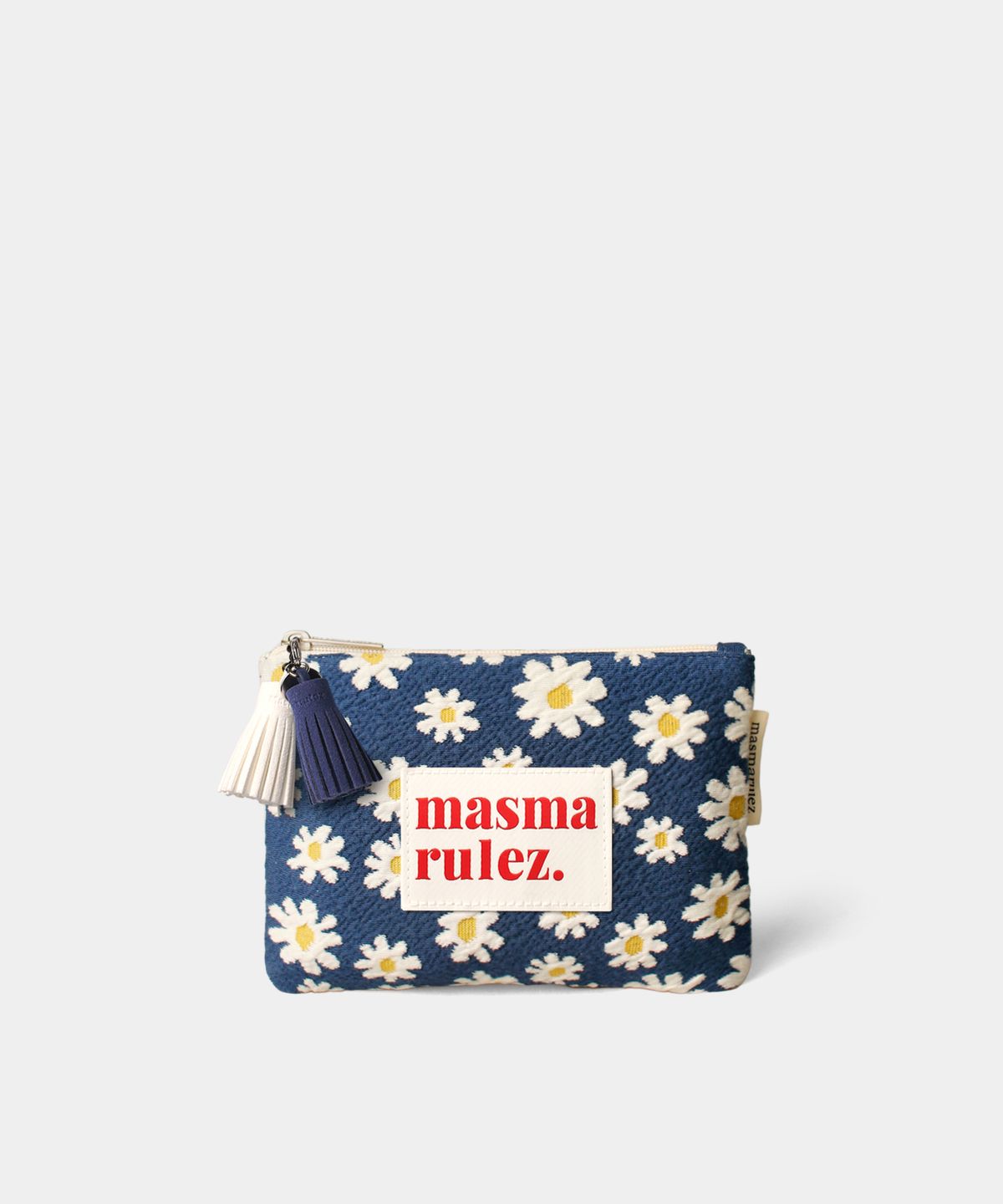 마스마룰즈(MASMARULEZ) Basic pouch _ 니트데이지 Navy