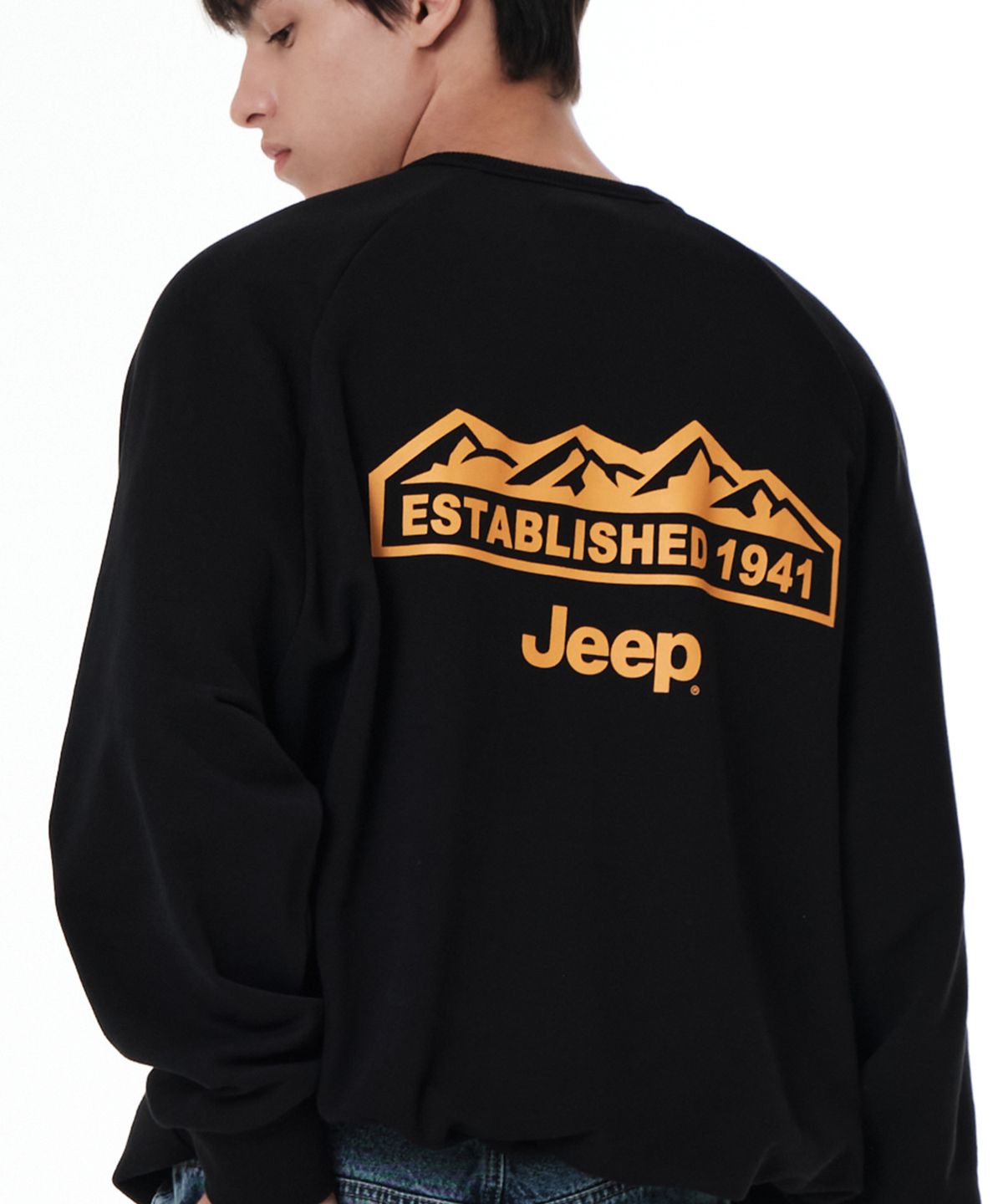지프(JEEP) M-Logo 맨투맨 (JP5TSU841OB)