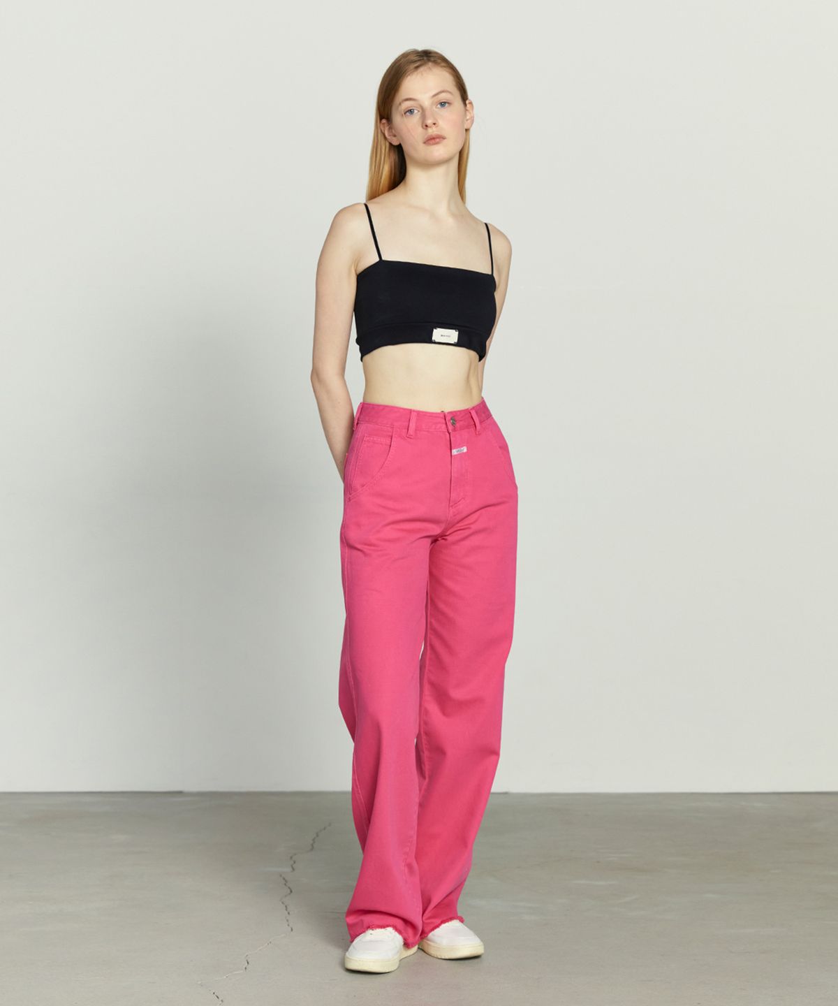 마리떼 프랑소와 저버(MARITHÉ + FRANҪOIS GIRBAUD) W COULEUR DENIM PANTS vivid pink