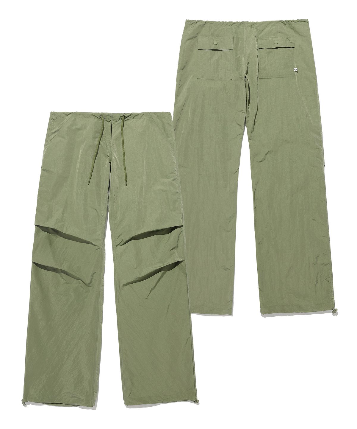 이스트쿤스트(ISTKUNST) LOWRISE PARACHUTE PANTS_KHAKI(IK2DMMPA11A)