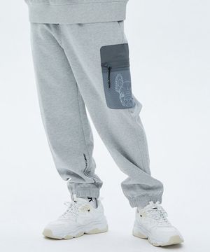 우븐 메쉬포켓 조거팬츠