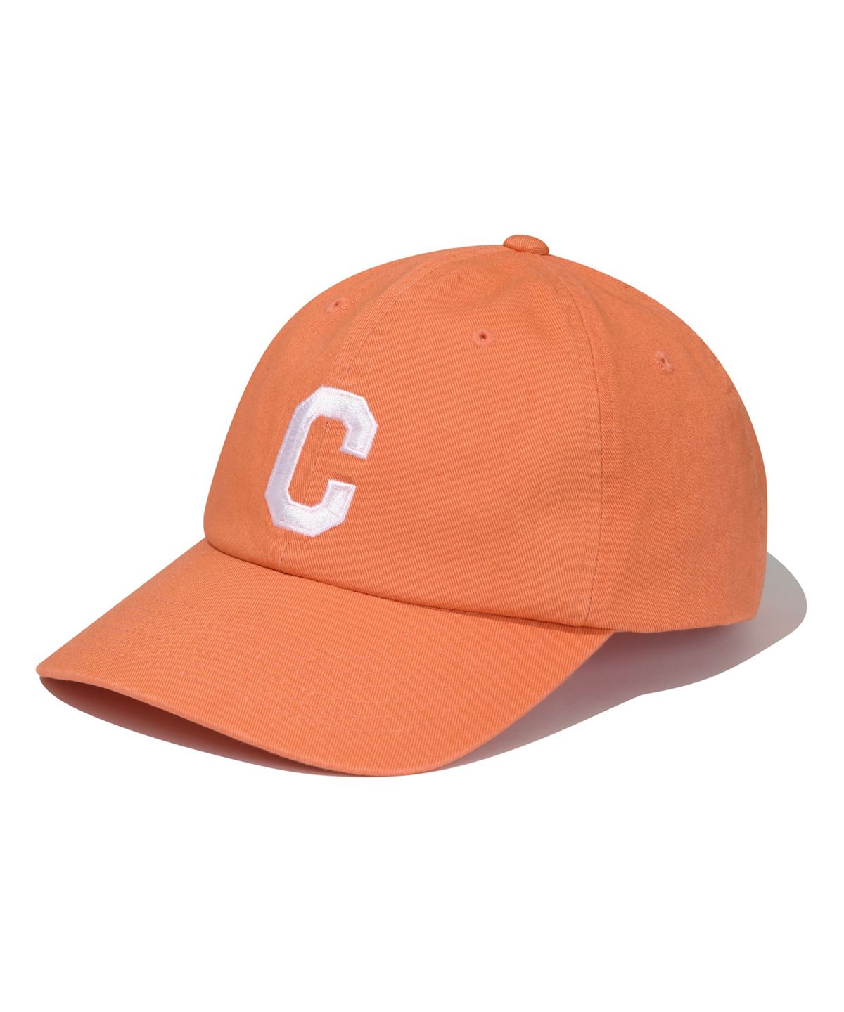 커버낫(COVERNAT) 코튼 C 로고 로우캡 피치