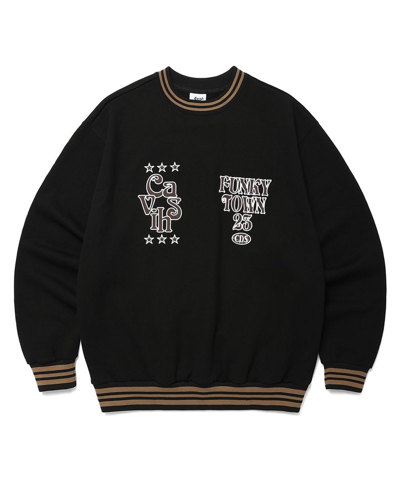 CDS FOOTBALL SWEATSHIRT BLACK(CV2DSUM461A)