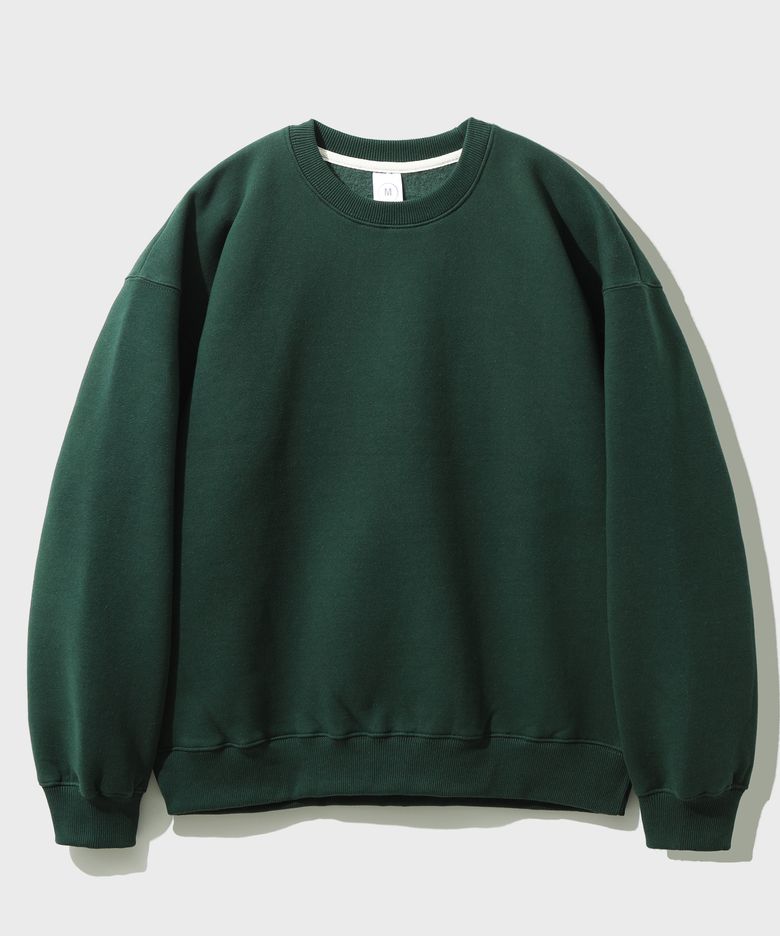 올카 오버핏 스웨트셔츠 9종 다크그린 KJMT2463