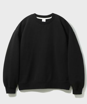 올카 오버핏 스웨트셔츠 9종 블랙 KJMT2463