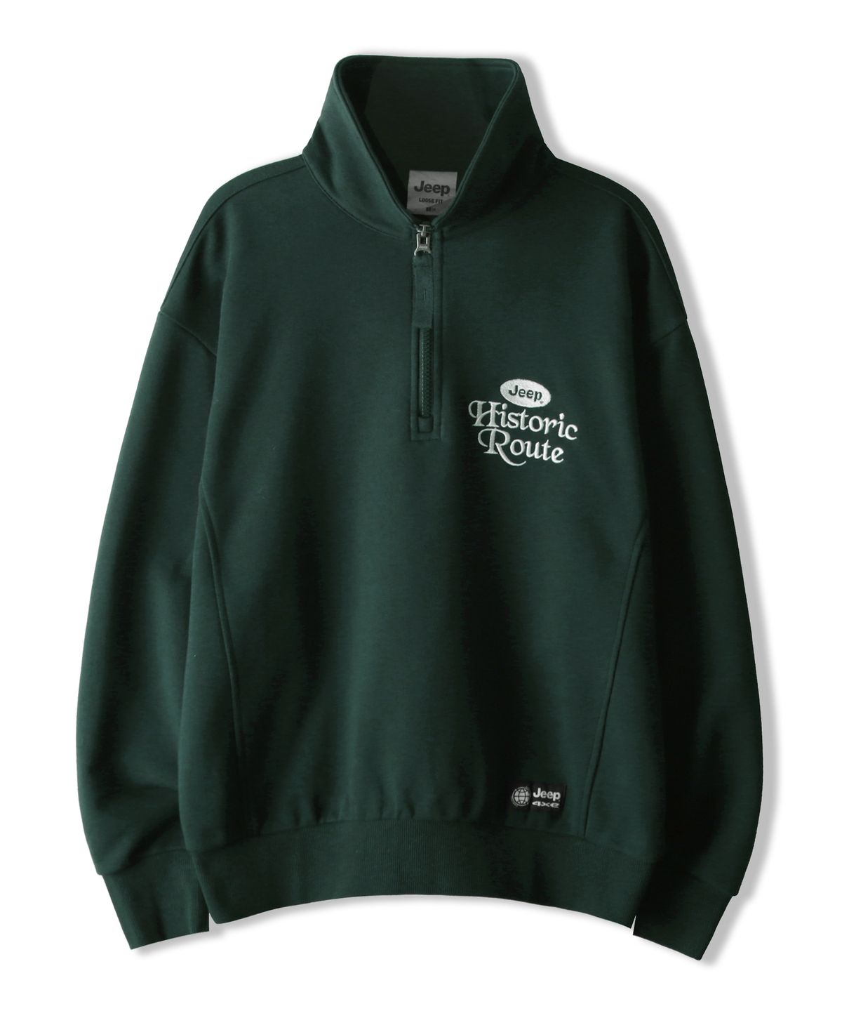 지프(JEEP) A1 Basic Women Half Zip-Up Sweat (JO5TSF831GN)