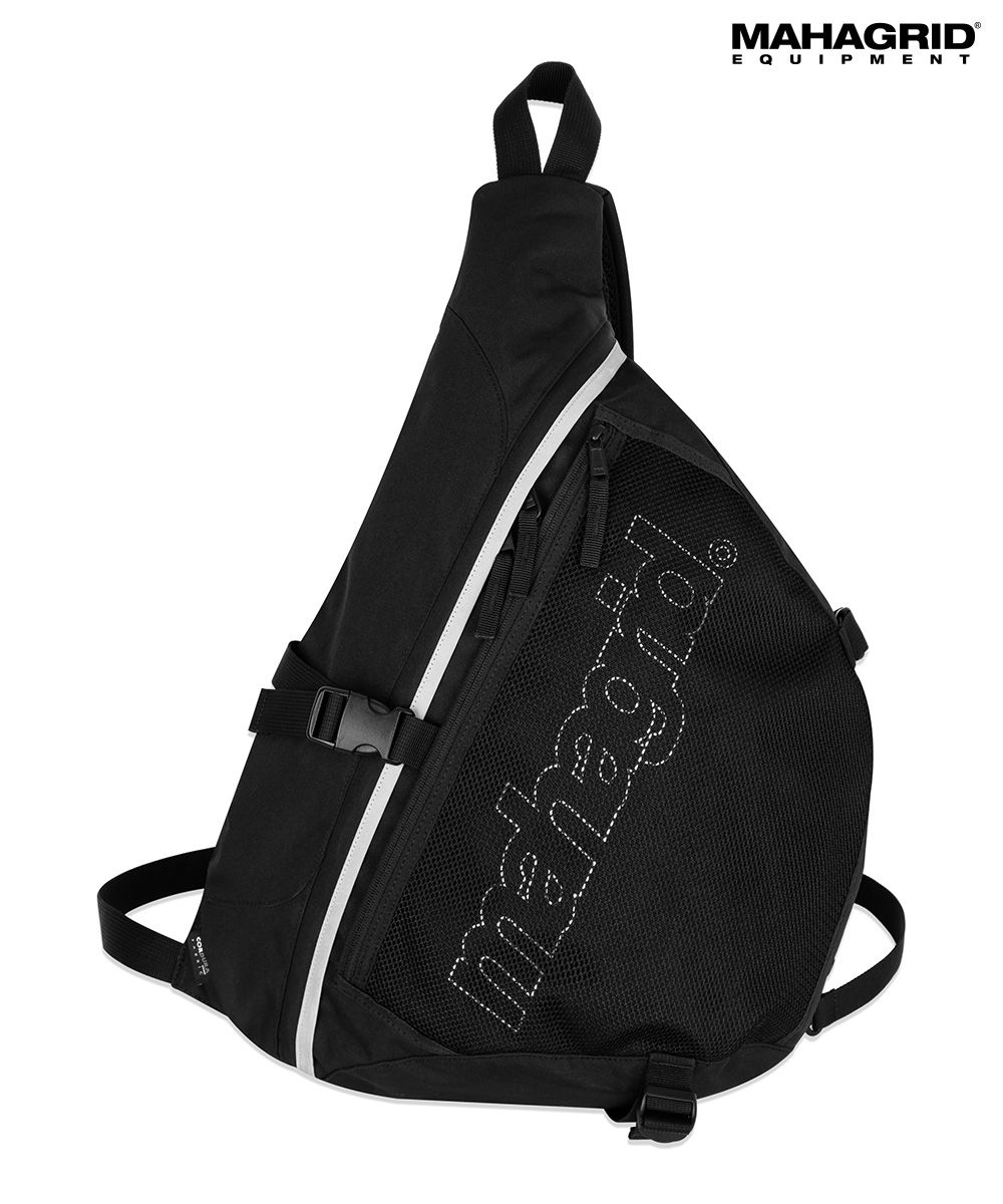【mahagrid】23SS★ REFLECTIVE LOGO SLING BAG REFLECTIVE LOGO SLING BAG - mahagrid | 60% - Asian Fashion