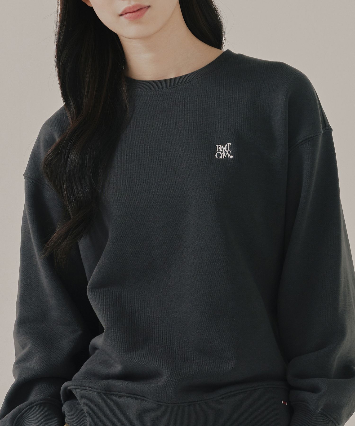 ★人気★【ROMANTIC CROWN】★RMTCRW LABEL SWEAT SHIR.T★ ☆人気☆【ROMANTIC CROWN】☆RMTCRW LABEL SWEAT SHIR.T☆
