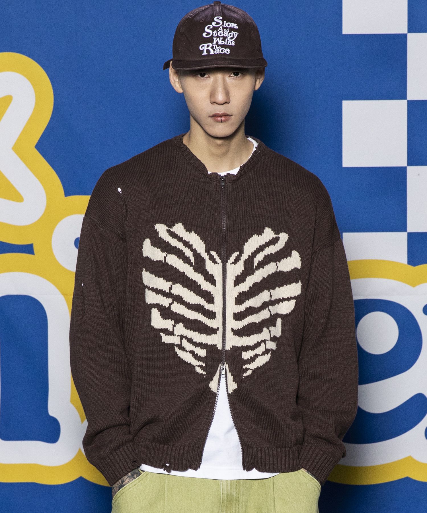 アウターその他 XTONZ XTK037 Bowen knit zip-up BLACK xtk037BK MUSINSA | XTONZ XTK037 BOWN Zip-up Knit Sweater (BLACK)