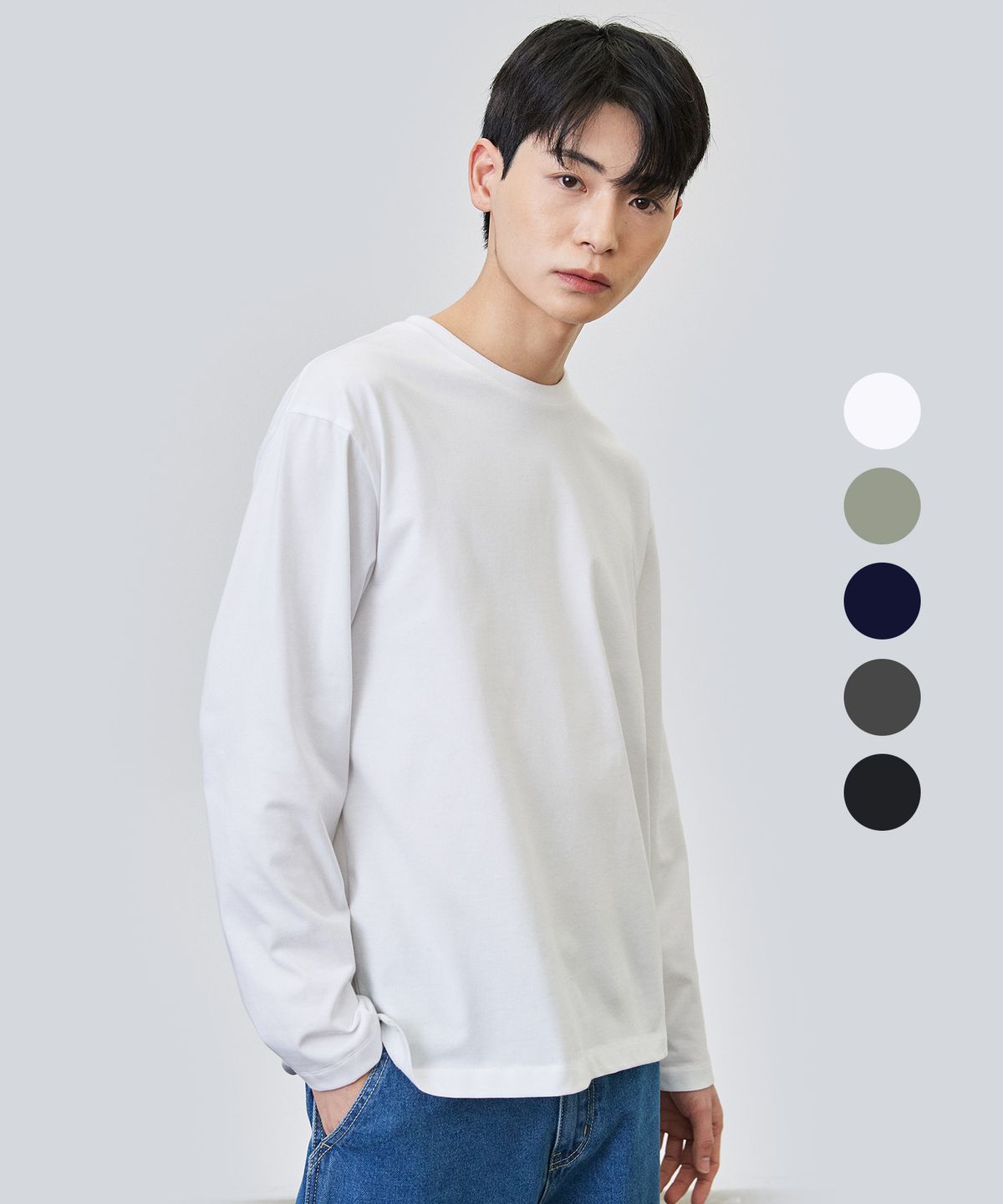 더니트컴퍼니(THEKNITCOMPANY) 23SS 수피마 롱슬리브 5color