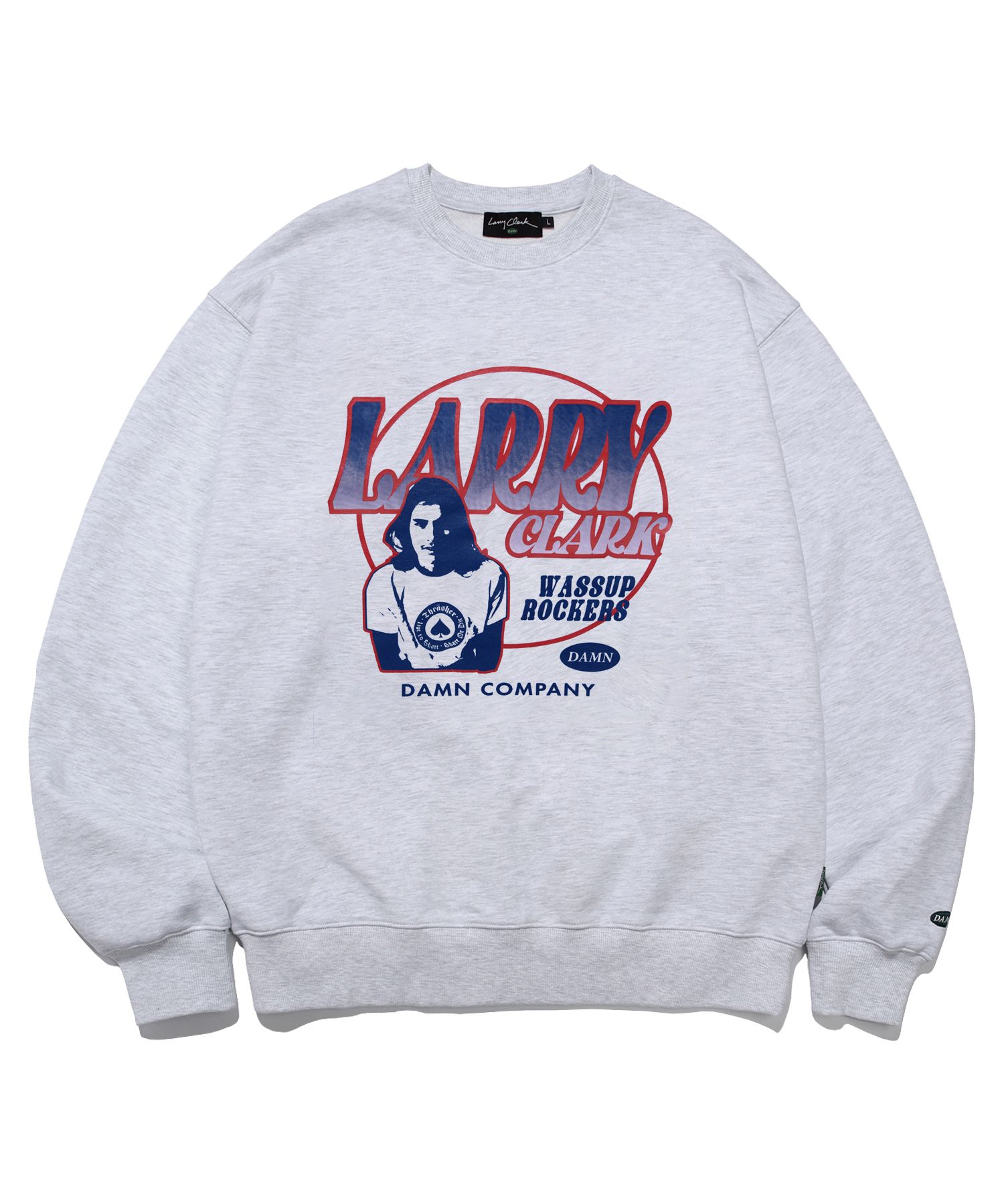 LarryClark】WASSUP ROCKERS GRADATION CREWNECK/関税込み/韓国 MUSINSA | LARRY CLARK WASSUP ROCKERS GRADATION CREWNECK