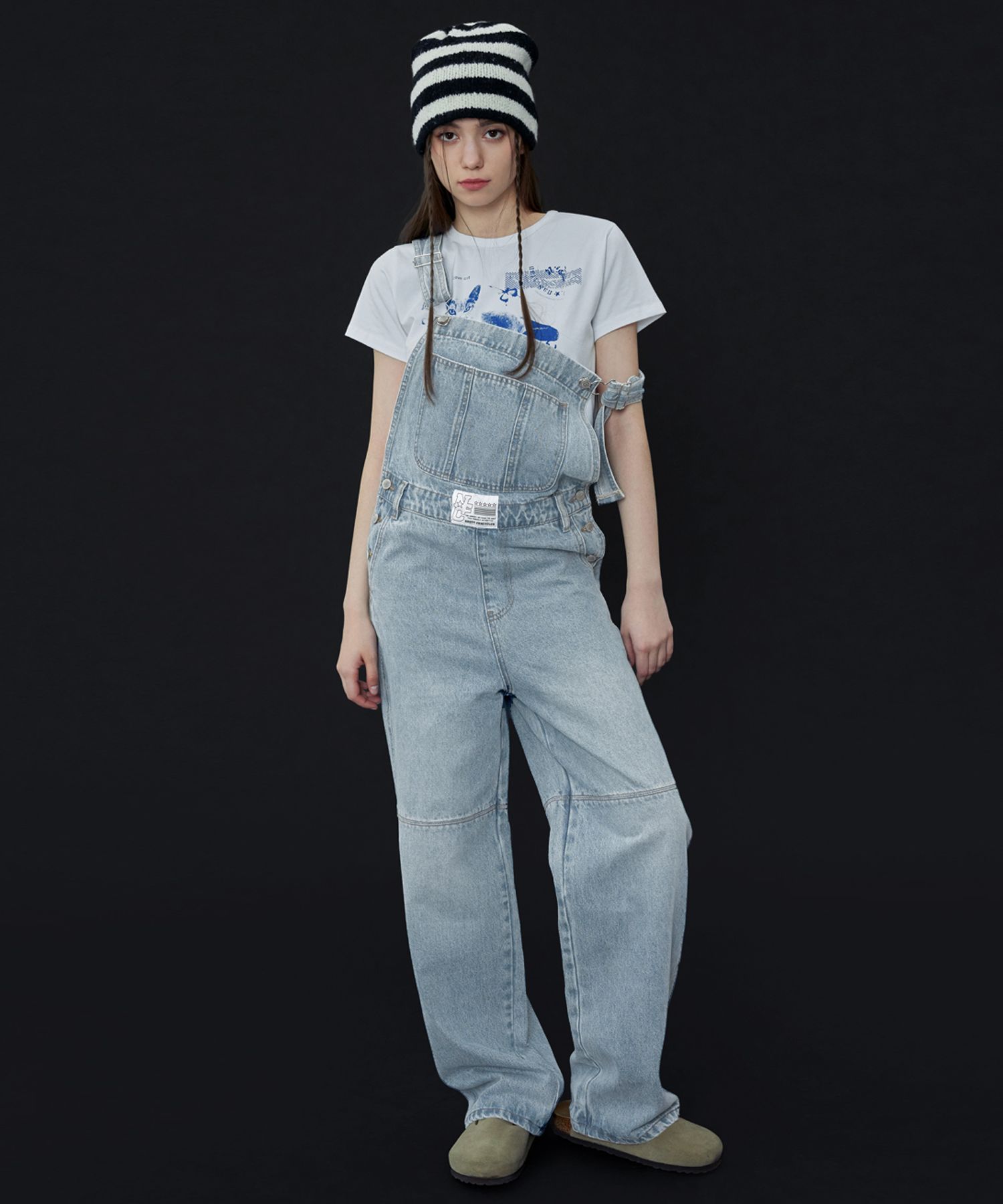 【FANCY CLUB】★送料・関税込★人気★YOUTH DENIM OVERALL MUSINSA | FANCY CLUB [NF] Youth Denim Overalls_F23QD844