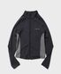 PIECE TEAM TRACK CROP JACKET (BLACK)