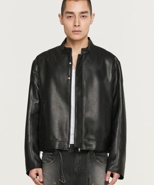 비건레더 쉴드 자켓