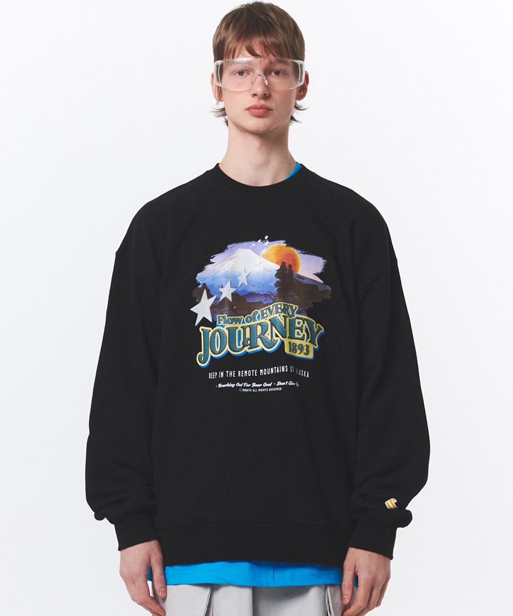 ★MAINBOOTH★Cinema Sweatshirt(BLACK)★正規品/韓国直送料込 MUSINSA公式 | MAINBOOTH Cinema Sweatshirt(BLACK)