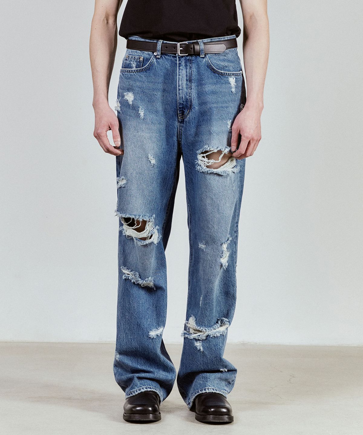 브랜디드(BRANDED) 51051 KURABO CYCLONE JEANS [LONG EXTRA WIDE STRAIGHT]