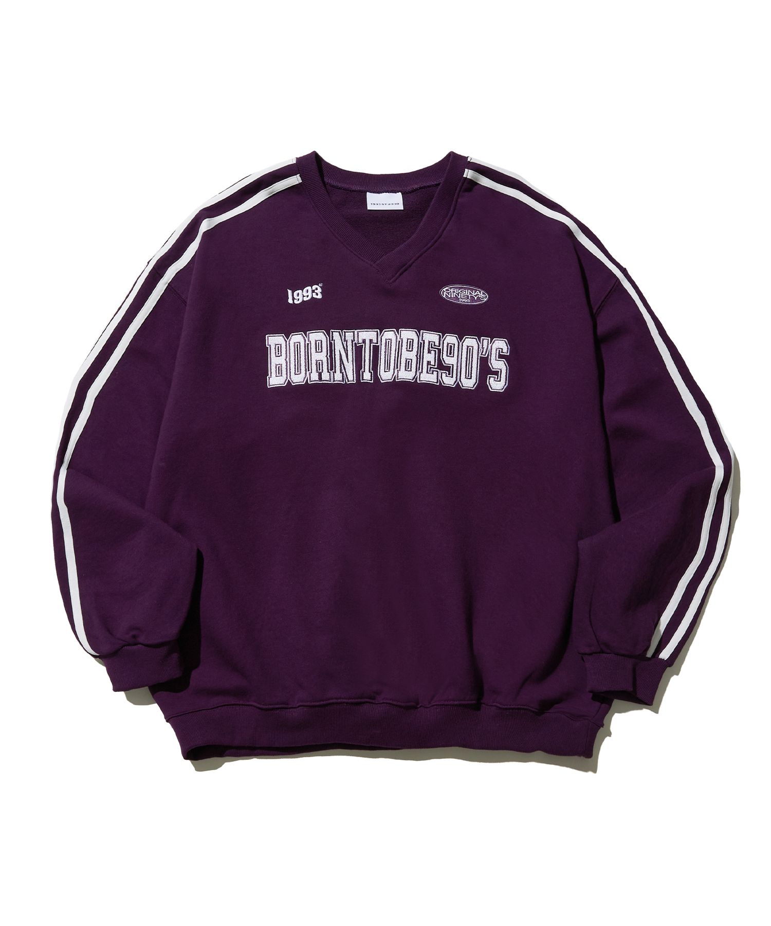 MUSINSA公式 | 1993STUDIO 90S Track Sweatshirt_Purple