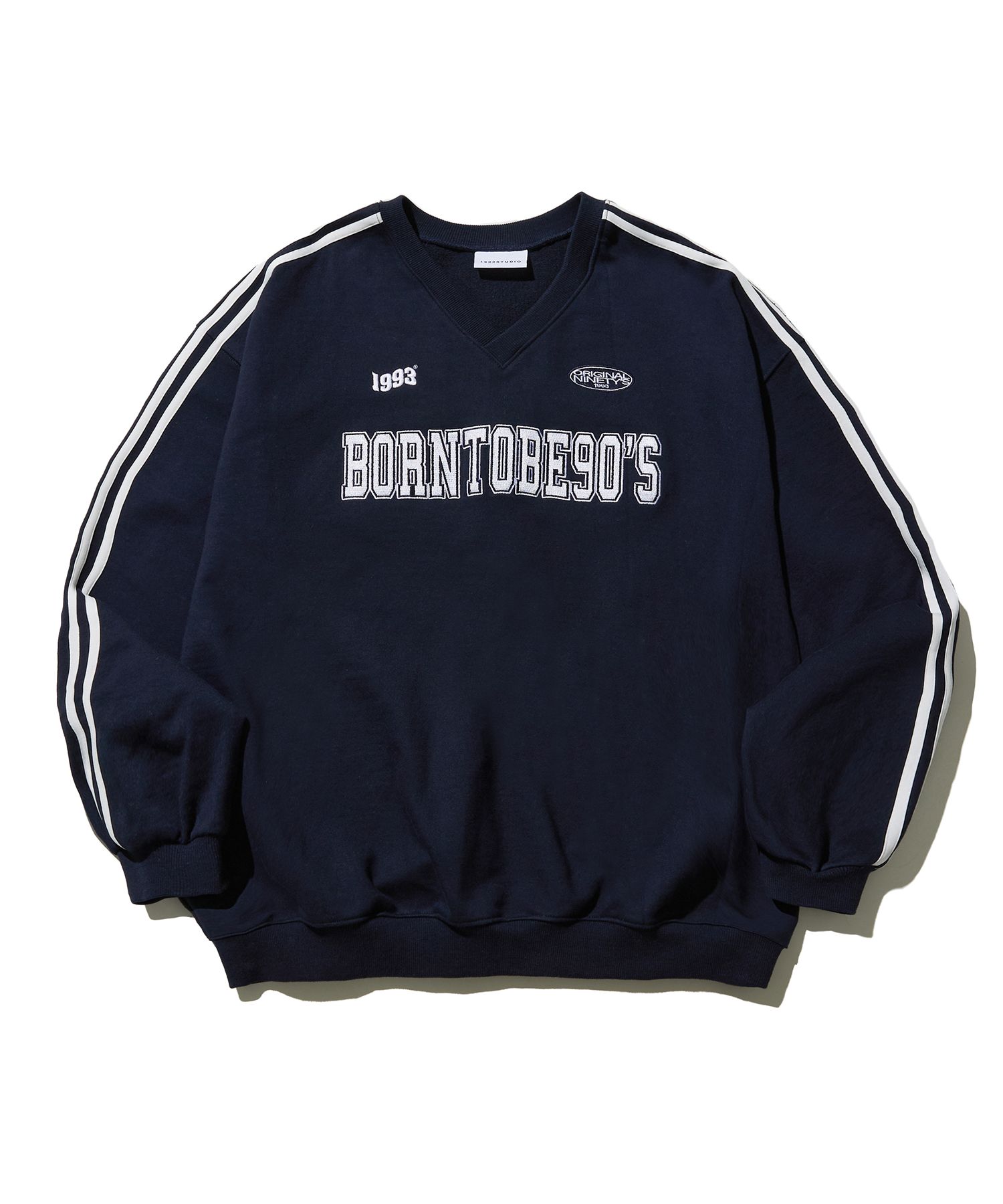 ◇1993studio◇ 90S Track Sweatshirt Deep Blue MUSINSA | 1993STUDIO 90S Track Sweatshirt_Navy