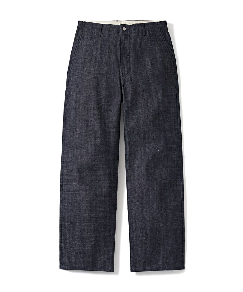 Non-Washed Wide Denim Superior Organic Cotton Selvedge Denim Cloth (Blue)