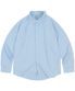 오버핏 바이오 코튼 셔츠-스카이블루