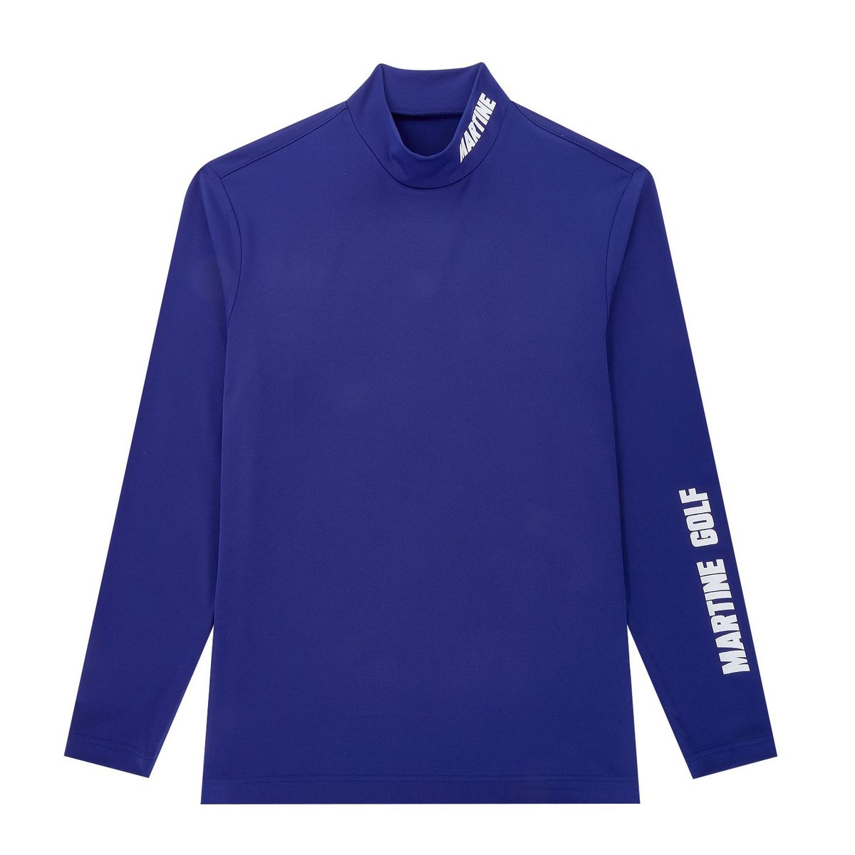마틴골프(MARTINE GOLF) Stretch Mock Neck Shirts_D/Blue (Men)