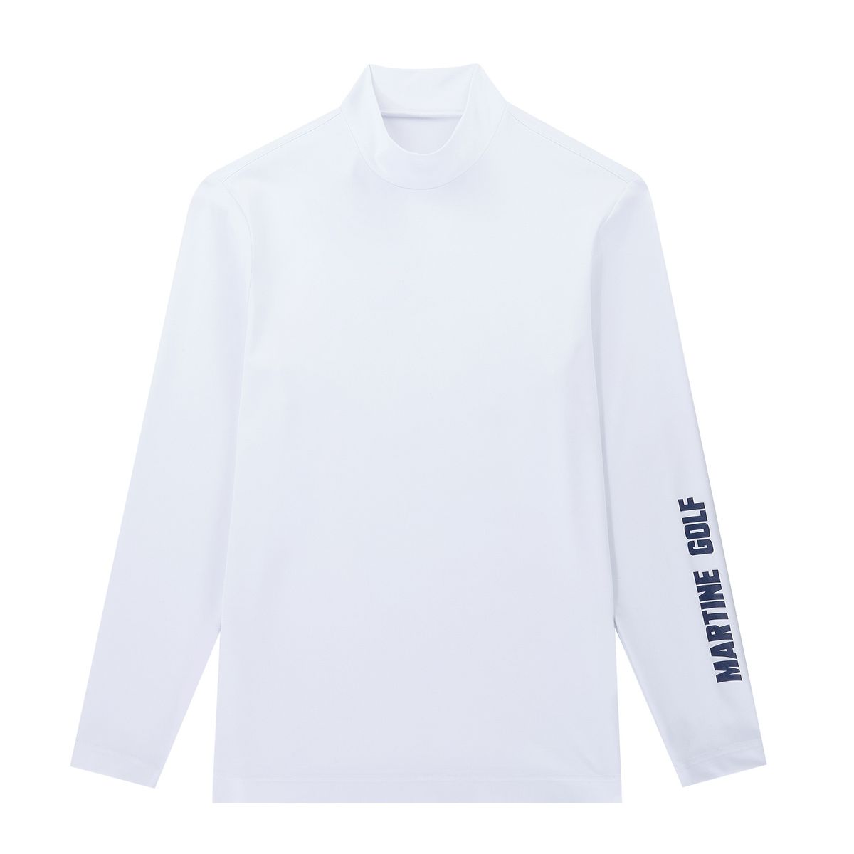 마틴골프(MARTINE GOLF) Stretch Mock Neck Shirts_White (Men)