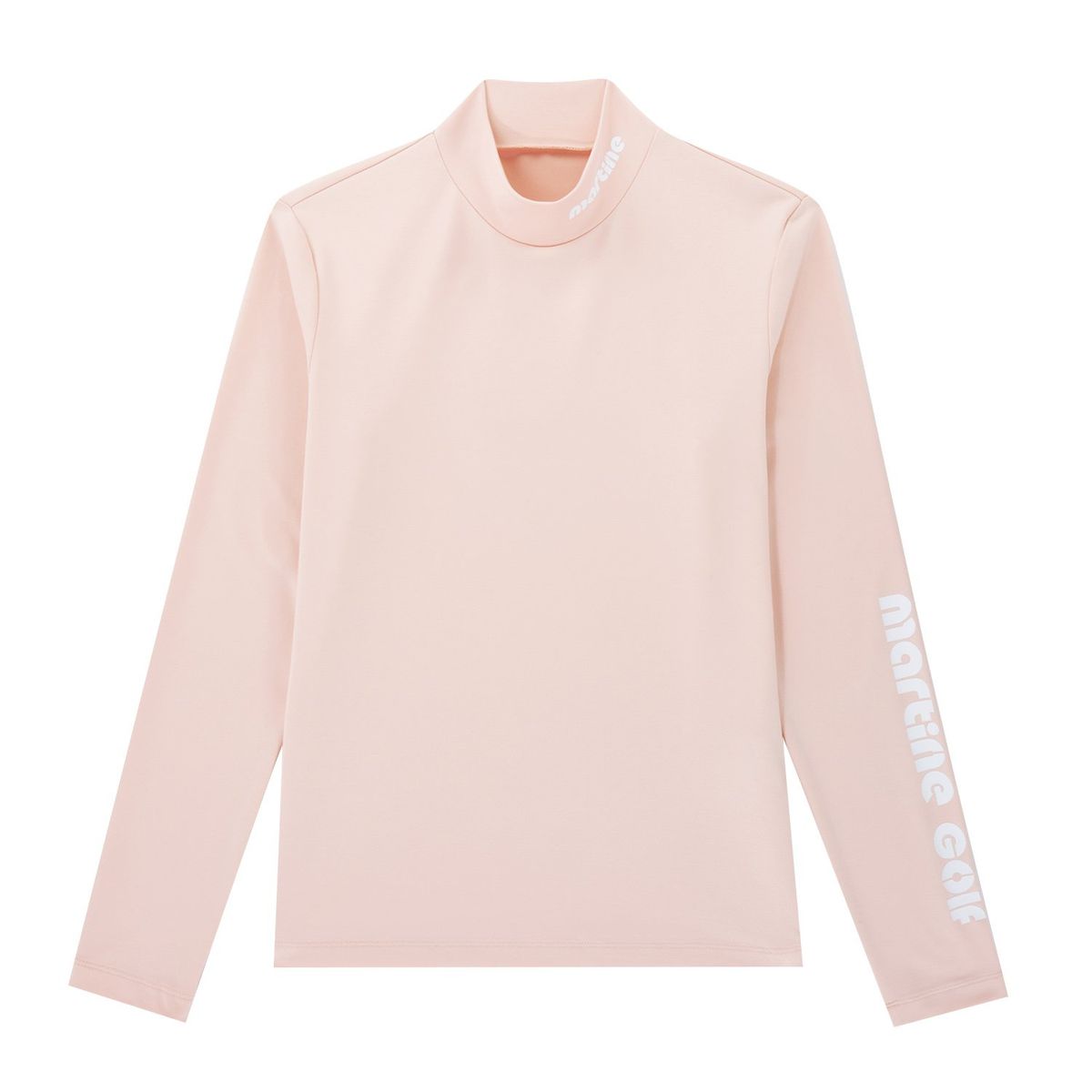 마틴골프(MARTINE GOLF) Stretch Mock Neck Shirts_Pink