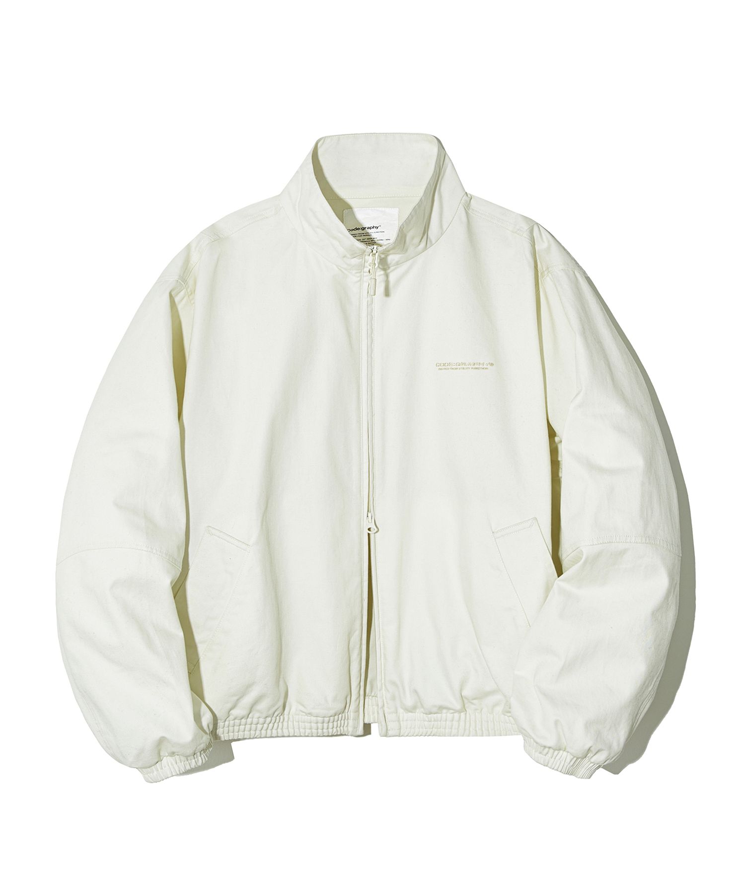 ★codegraphy★ Cotton Tech Short Jacket Cream MUSINSA | Codegraphy Cotton Tech Short Jacket_Cream