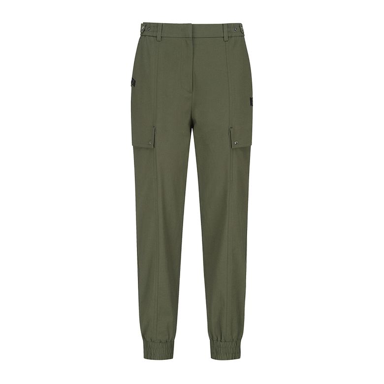 WOMEN INCISION POCKET JOGER LONG PANTS_KH