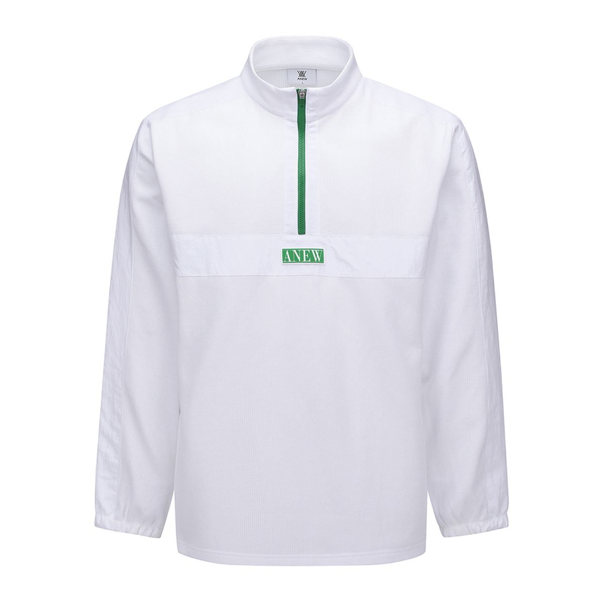 어뉴골프(ANEW GOLF) MEN LOGO POINT ANORAK_WH