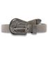 Suede Western Belt in Grey