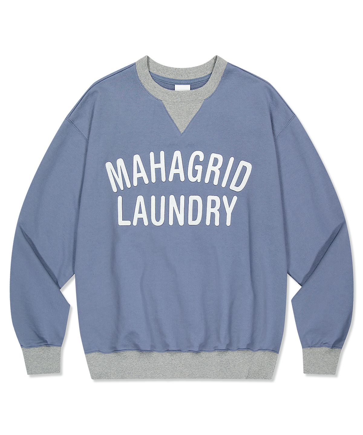 마하그리드(MAHAGRID) LAUNDRY SWEATSHIRT BLUE(MG2DSMM444A)