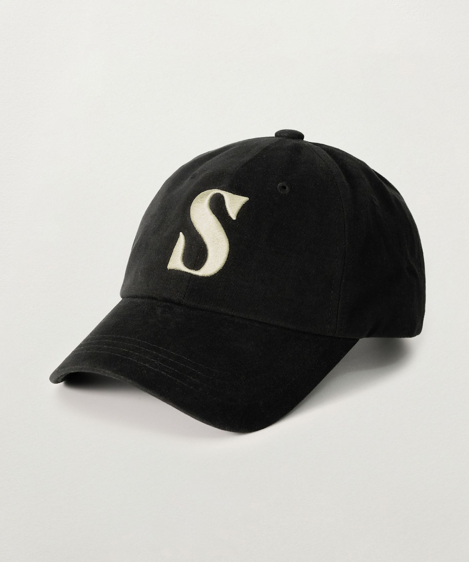 MUSINSA公式 | SATUR Vintage Casual Ball Cap Black