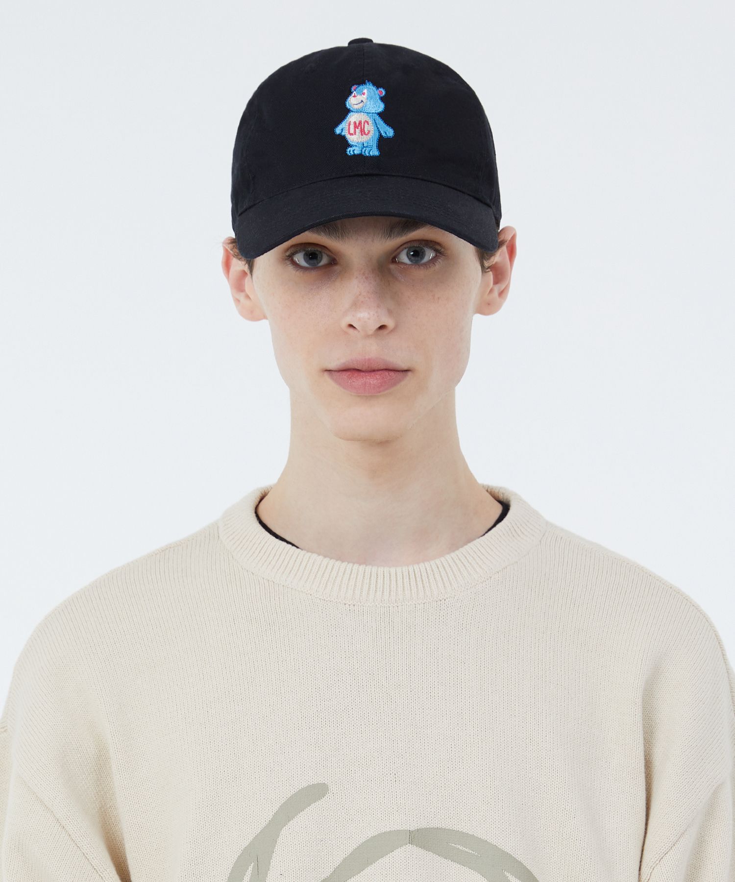[ LMC]★EMB BEAR 6PANEL CAP EMB BEAR 6PANEL CAP navy - LMC | 엘엠씨